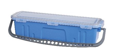 OATES FLAT MOP BUCKET WITH LID 14LT BLUE 165470