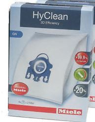 CLEANSTAR MIELE G/N HYCLEAN BAGS 4PK