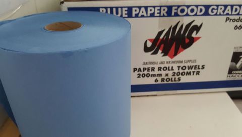 JAWS BLUE AUTOCUT PAPER HAND TOWEL 200M x 200MM