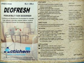 ACTICHEM DEOFRESH LEMON CITRUS 20LT