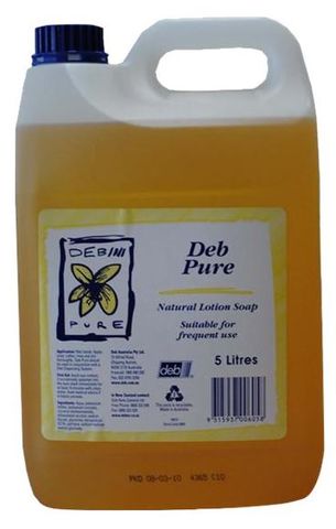 DEB PURE NATURAL LOTION SOAP 5LT