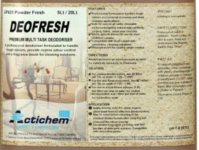 ACTICHEM DEOFRESH POWDER FRESH 20LT