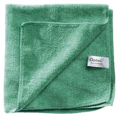 OATES ALL PURPOSE THICK MICROFIBRE CLOTH GREEN 165633