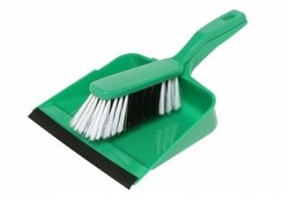 EDCO DUSTPAN  BRUSH SET GREEN