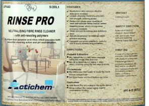 ACTICHEM RINSE PRO 20LT