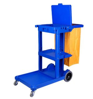 SABCO JANITOR CART WITH LID