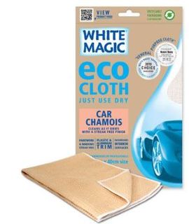 WHITE MAGIC ECO CLOTH CAR CHAMOIS 60 X 40CM
