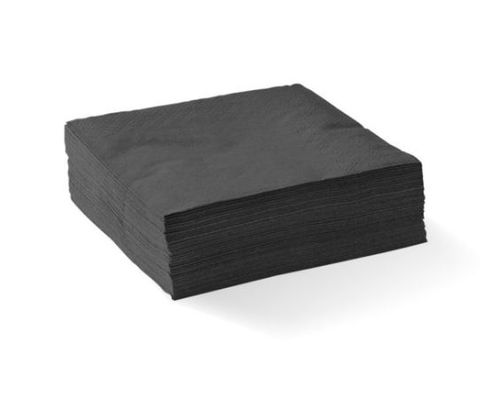 NAPKIN 2 PLY COCKTAIL BLACK 8 X 250