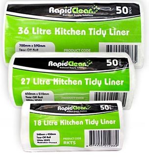 RAPID KITCHEN TIDY ROLL SMALL WHITE 18 LT