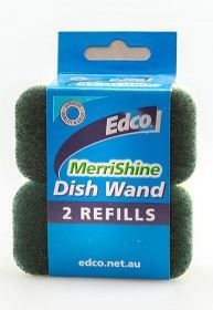 EDCO MERRISHINE DISH WAND 2PK REFILLS