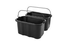 RUBBERMAID EXECUTIVE HEAVY DUTY CADDY YELLOW OR BLACK 9.5L