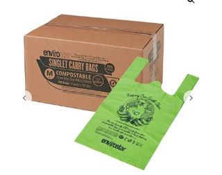 AUSTAR SINGLET BAGS GREEN MEDIUM 35um