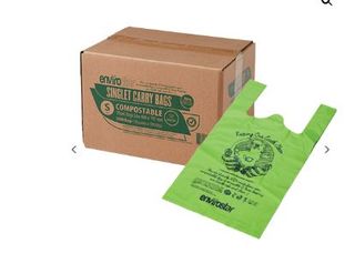 AUSTAR SINGLET BAGS GREEN SMALL 35um