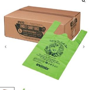 AUSTAR SINGLET BAGS GREEN LARGE 35um