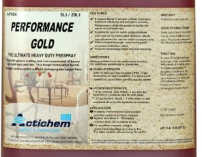 ACTICHEM PERFORMANCE GOLD 20LT