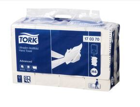 TORK ADVANCED HAND TOWEL ULTRASLIM H4 150 SHEETS/PKT 20PKTS/CTN 21 X 24CM