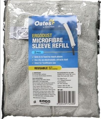 OATES ERGODUST M/F SLEEVE 2PK