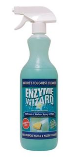 ENZYME WIZARD MOULD & MILDEW MULTIPURPOSE BATHROOM & KITCHEN SPRAY N WIPE RTU 1LT
