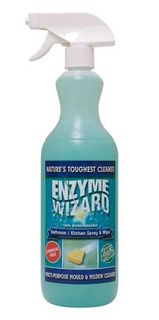 ENZYME WIZARD MOULD & MILDEW MULTIPURPOSE BATHROOM & KITCHEN SPRAY N WIPE RTU 1LT