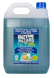 ENZYME WIZARD MULTIPURPOSE BATHROOM & KITCHEN SPRAY N WIPE 5LT