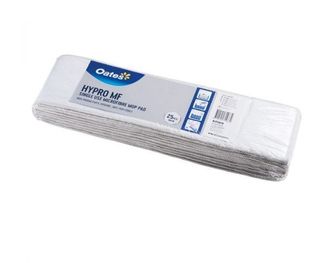 HYPRO DISPOSABLE MICROFIBRE FLOOR PAD - WHITE 400MM PKT/25 166305