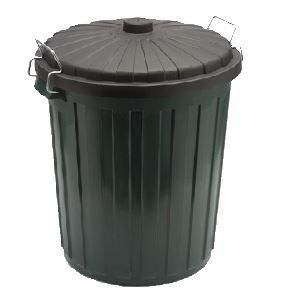 OATES GARBAGE BIN PLASTIC WITH LOCKABLE LID 75 LT