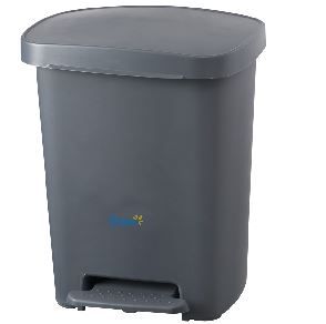 OATES PEDAL BIN  GREY 30LT 165948