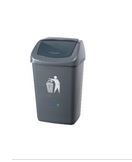 OATES FLIP BIN GREY 40LT 165951