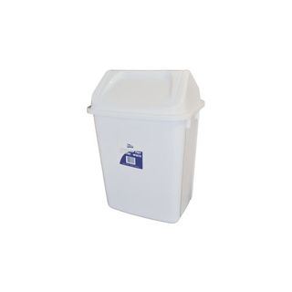 EDCO SWING TOP TIDY 20L WHITE