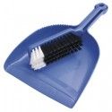 OATES DUSTPAN AND BANNISTER BRUSH SET  BLUE  164571