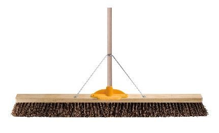 OATES BASSINE BROOM WITH HANDLE & BRACKET 900mm164694