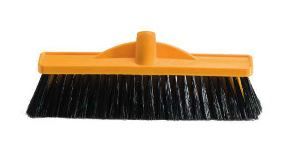 OATES WORKSHOP MED/STIFF POLY BROOM HEAD YELLOW 350mm164709