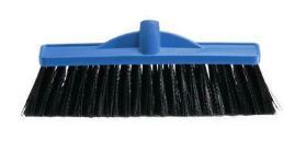 OATES INDUSTRIAL EXTRA STIFF POLY BROOM HEAD BLUE 350mm164730