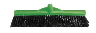 OATES WORKSHOP MED/STIFF POLY BROOM HEAD GREEN 450mm164714