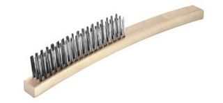 OATES 3 ROW STAINLESS STEEL BRUSH
