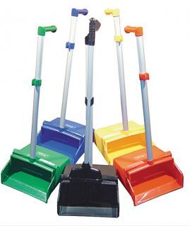 PALL MALL LOBBY DUST PAN WITH L GRIP HAND GRIP - BLACK