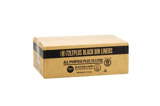 ALL PURPOSE PLUS BLACK 72LT BIN LINERS