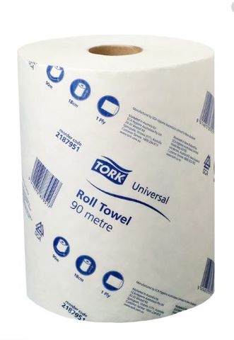 TORK ROLL TOWEL 90M 16ROLLS/CTN 90M X18CM