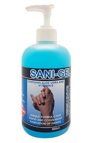 TASMAN SANI  GEL 500ML EACH