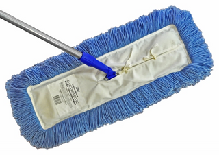 EDCO DUST CONTROL MOP 30X10CM COMPLETE SWIVEL HEAD & HND(12)