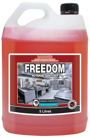 FREEDOM NO RINSE SANITISER CONCENTRATE 5L