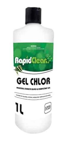 RAPID CLEAN GEL CHLOR BLEACH  DISINFECTANT 1L