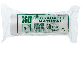 DEGRADABL KITCHEN TIDY EPI 36L E BIN LINER