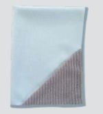 TOUCH POINT BELLA SHINY WINDOW CLOTH WITH12CM SCRUB CORNER 40X60CM BLUE