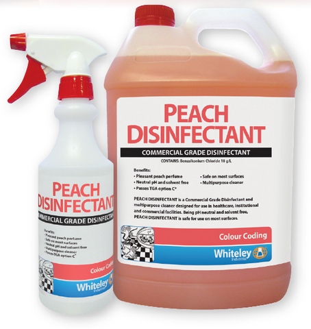 WHITELEY PEACH DISINFECTANT 5LT