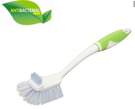 SABCO SOFT GRIP RADIAL DISH BRUSH WITH A/BAC ACTION