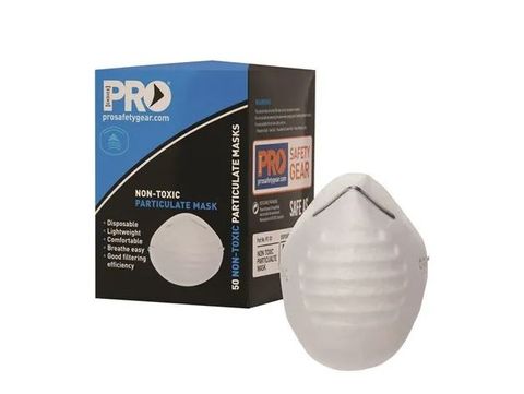 PRO CHOICE NON-TOXIC PARTICULATE MASKS PACK OF 50MASKS