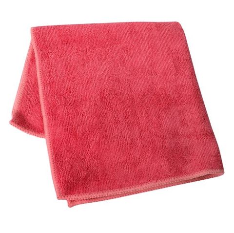 SABCO PROFESSIONAL MICROFIBRE CLOTH RED EACH