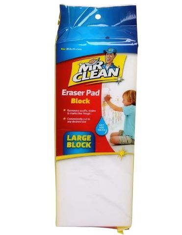 Không cần sử dụng hóa chất độc hại hay khăn lau cứng như đá, Sabco Mr Clean Eraser Pad sẽ giúp bạn làm sạch mọi vết bẩn và vết bẩn khó dọn trên bề mặt nhà cửa một cách nhanh chóng và hiệu quả. Hãy xem ảnh liên quan để khám phá sức mạnh của sản phẩm này!