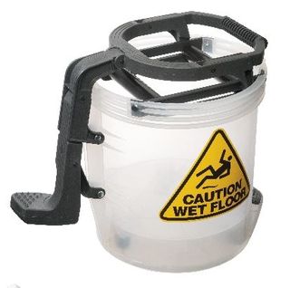 OATES DURACLEAN APC ALL PLASTIC CLEAR BUCKET - 15L 165436